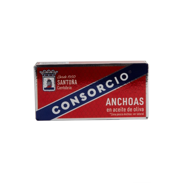Filé De Biqueirão Anchovado Em Azeite Consorcio 45g/29g