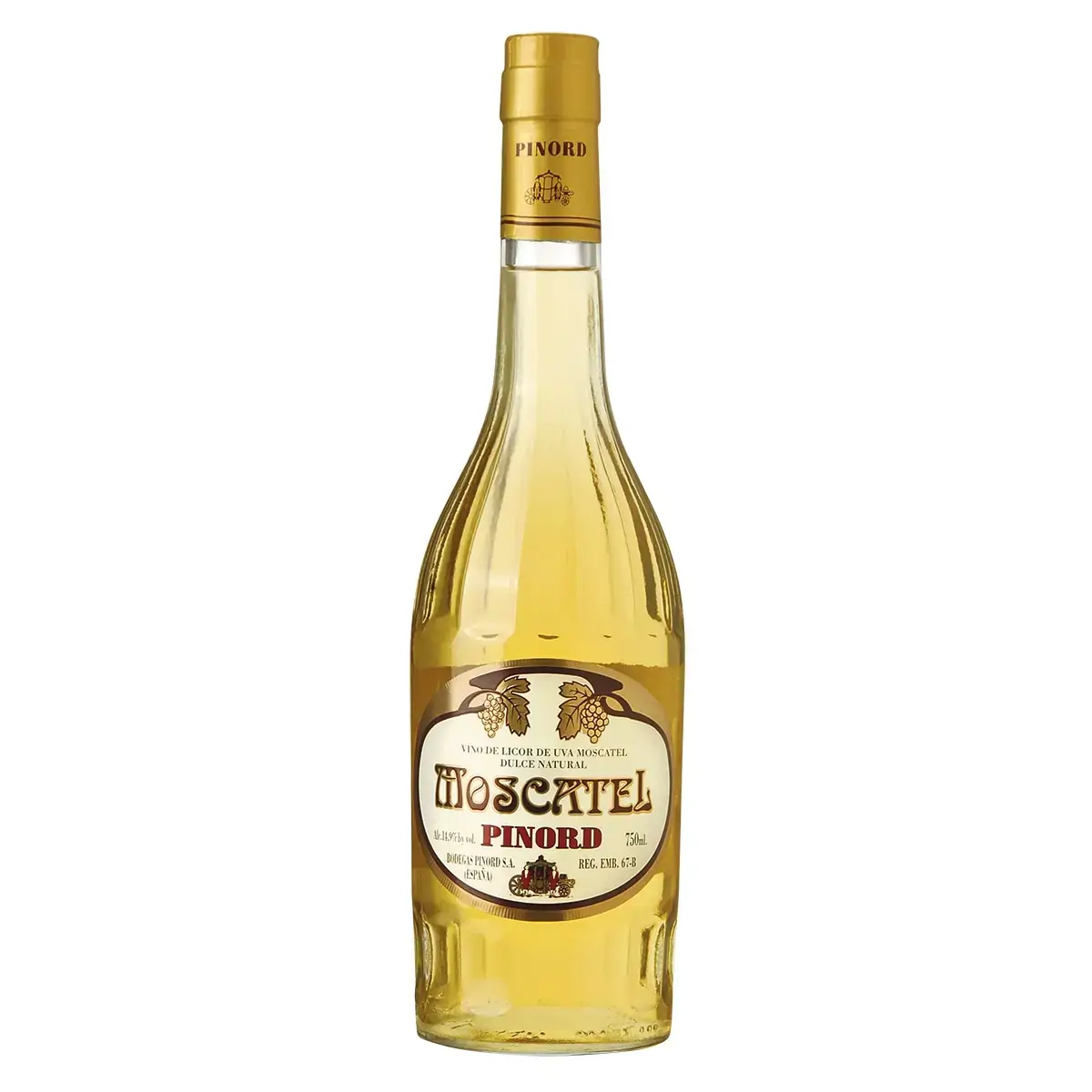 Vinho Branco Espanhol Licoroso Moscato Pinord 750ml