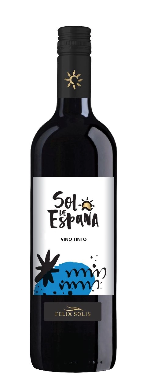 Vinho Tinto Seco Sol De Espana Tempranillo E Garnacha Félix Solís 750ml