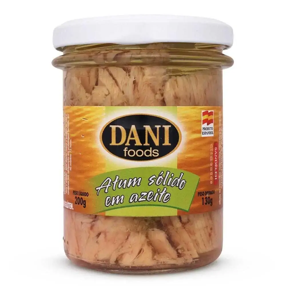 Atum Dani Foods Solido Em Azeite Vd 200gr