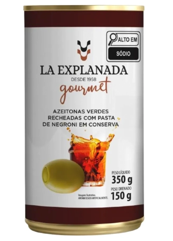 Azeitona La Explanada Lt 150g Vde Rech Pasta Negroni Gourmet