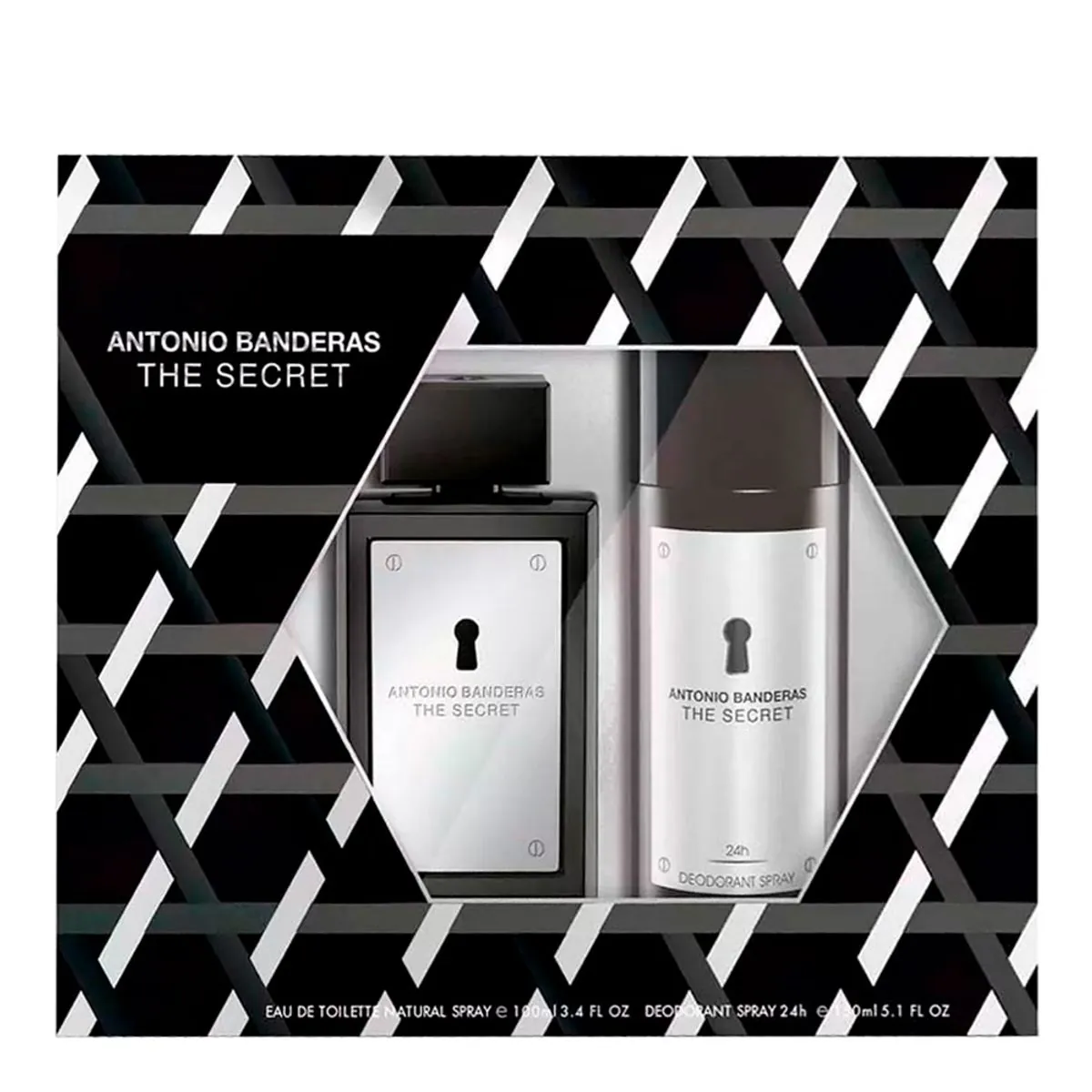 Kit Perfume Antonio Banderas The Secret 100ml + Desodorante 150ml