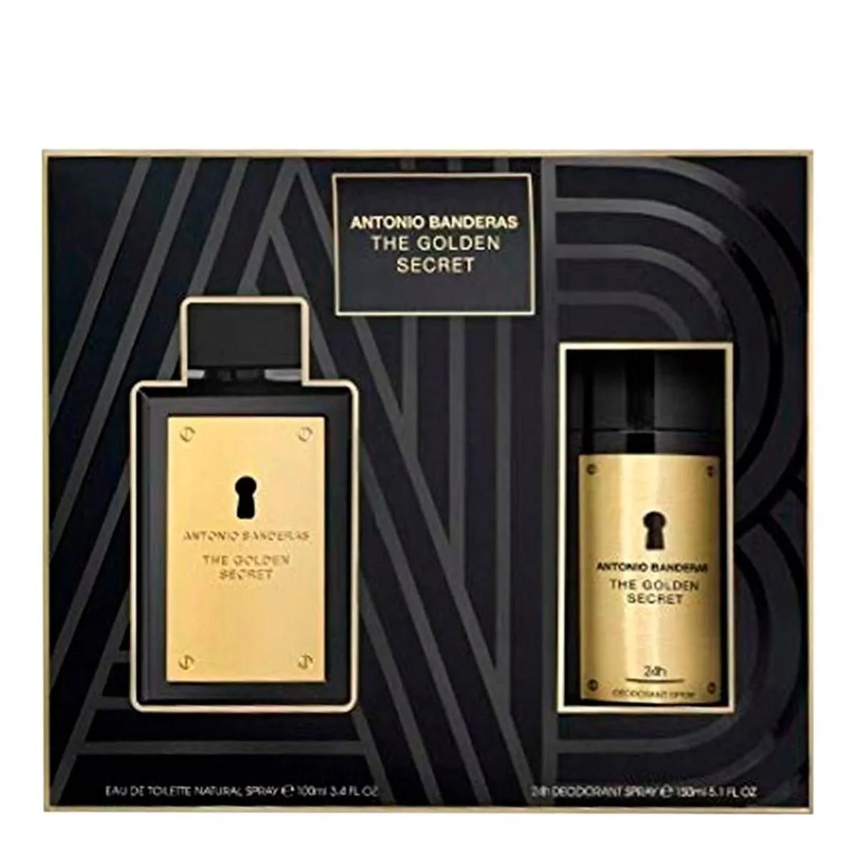 Kit Perfume Antonio Banderas The Golden Secret 100ml + Desodorante 150ml