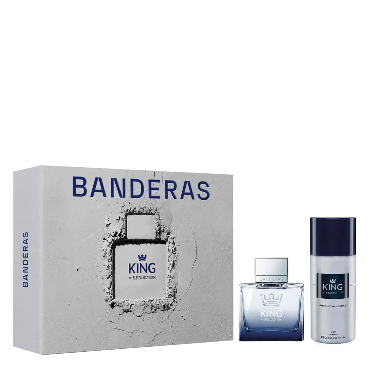 Kit Perfume Banderas King of Seduction For Men Masculino - Eau de Toilette 100ml + Desodorante 150ml
