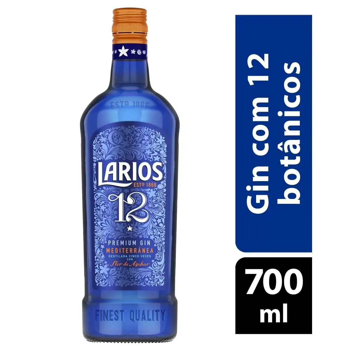 Gin Espanhol Larios 12 700ml