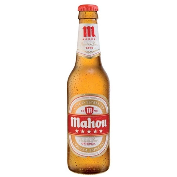 Mahou Cinco Estrellas Standard American Lager Garrafa 1 Unidade