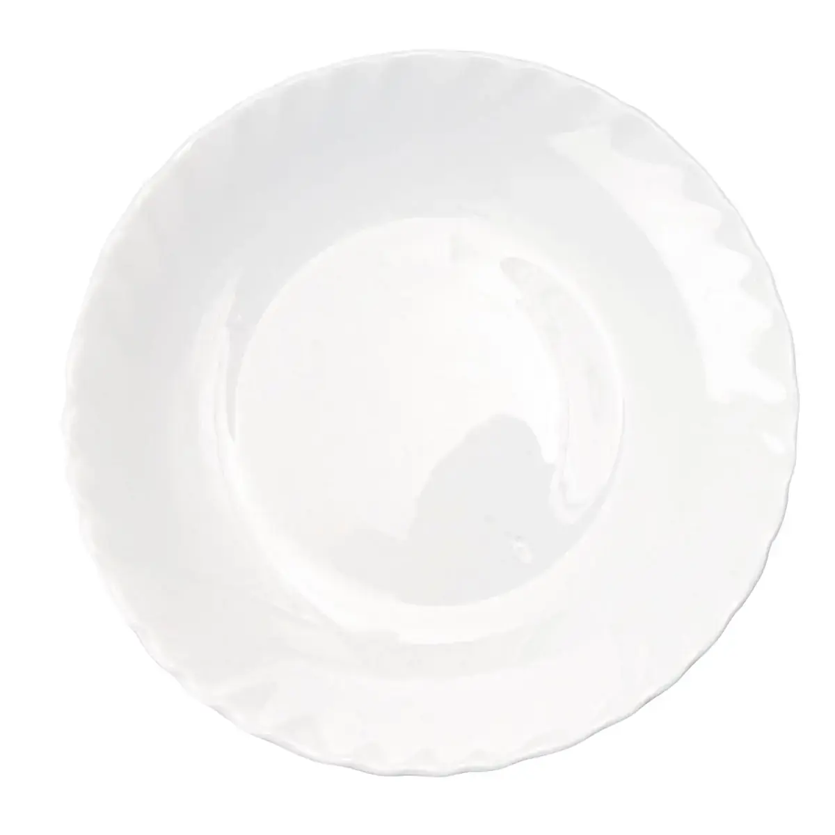 Prato Sobremesa em prima Vidro opal bc 20cm