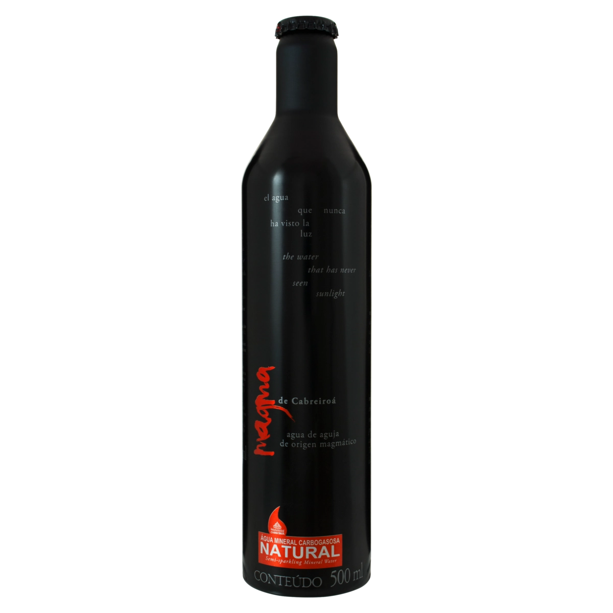 água Mineral Natural Carbogasosa Magma De Cabreiroá Garrafa 500ml