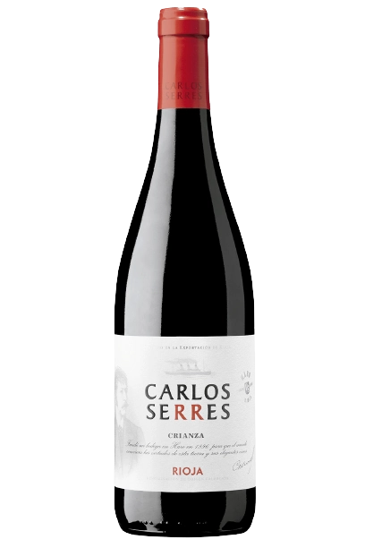 Vinho Espanhol Tinto Seco Crianza Carlos Serres Rioja Garrafa 750ml