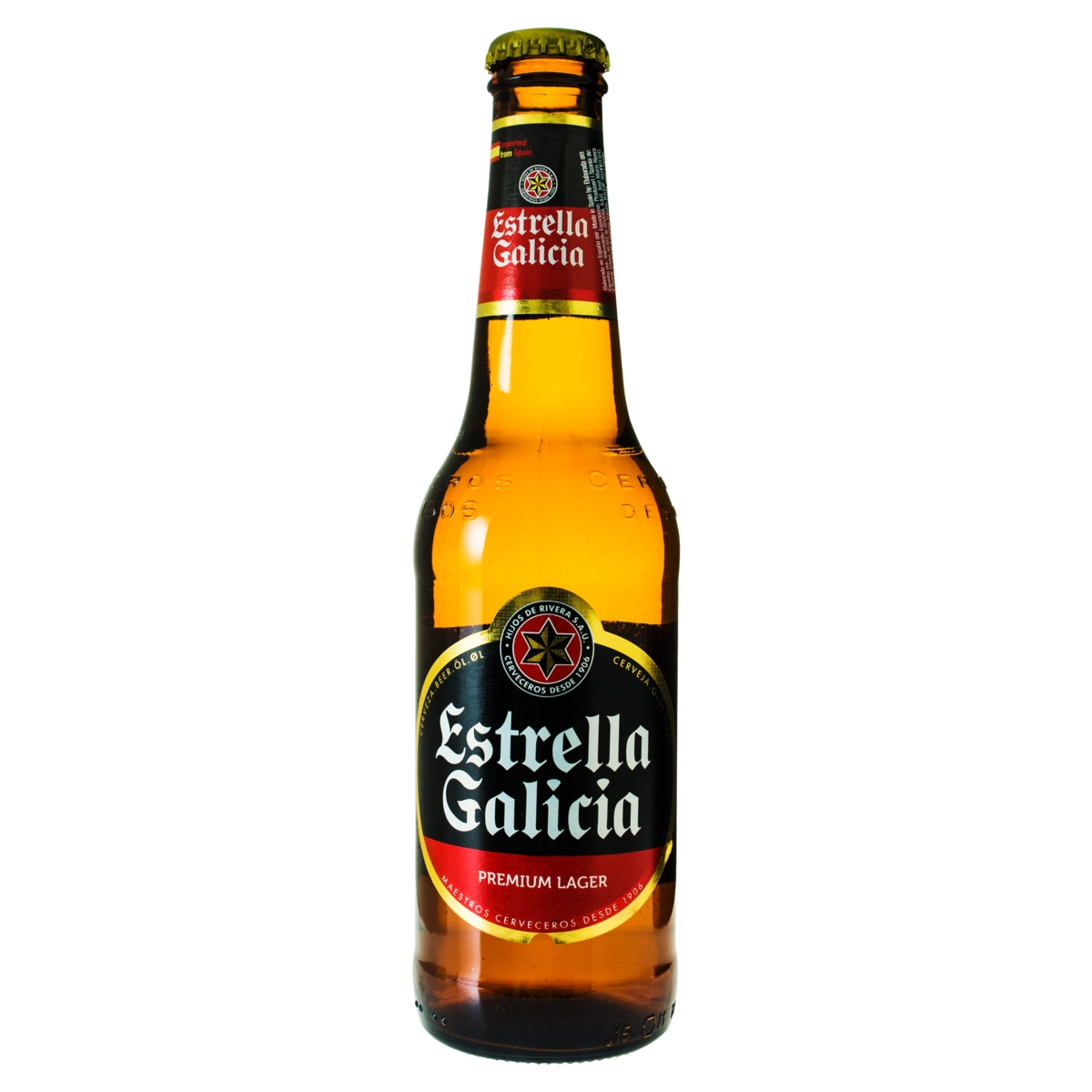Cerveja Estrella Galicia 1,32l 4pack