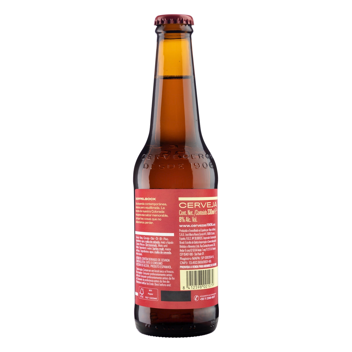 Cerveja Doppelbock Red Vintage 1906 Garrafa 330ml