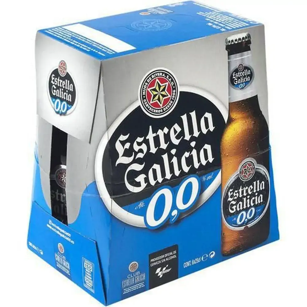 Cerveja Estrella Galicia 250ml S/alcool Ln Cx 6.0
