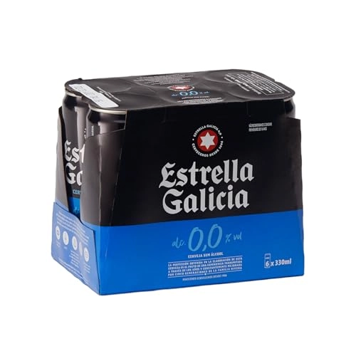 Cerveja Zero álcool Estrella Galicia Lata 330ml