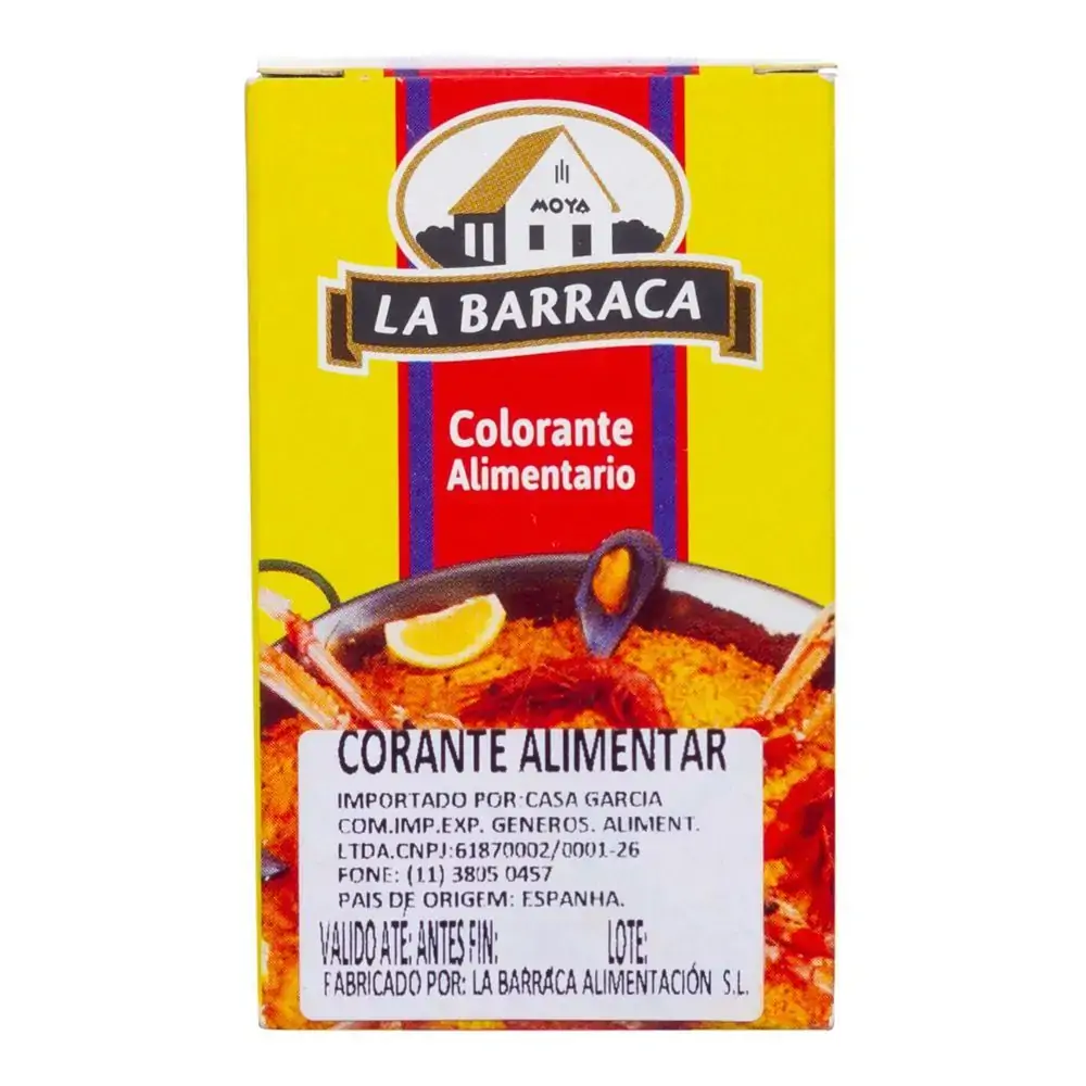 Colorante La Barraca C/10 Cart.15g