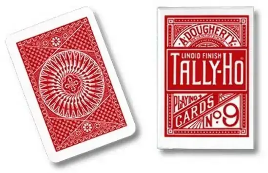 Tally Ho Circle Red Back Playing Cards