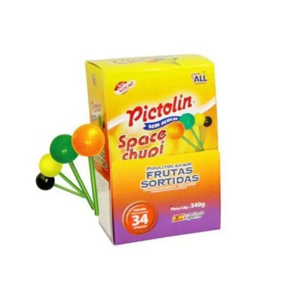 Pictolin Pirulito Diet Fruts Sort 33un 338
