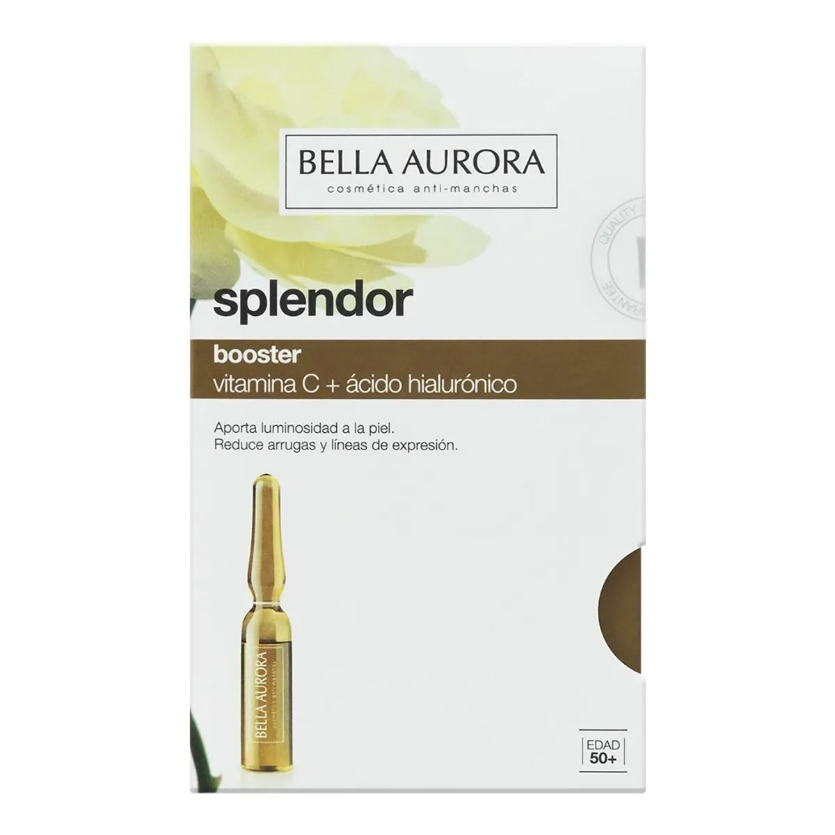 Ampola De Tratamento Vitamina C ácido Hialurônico Concentrado Bella Aurora Caixa 5 Unidades 2ml Cada