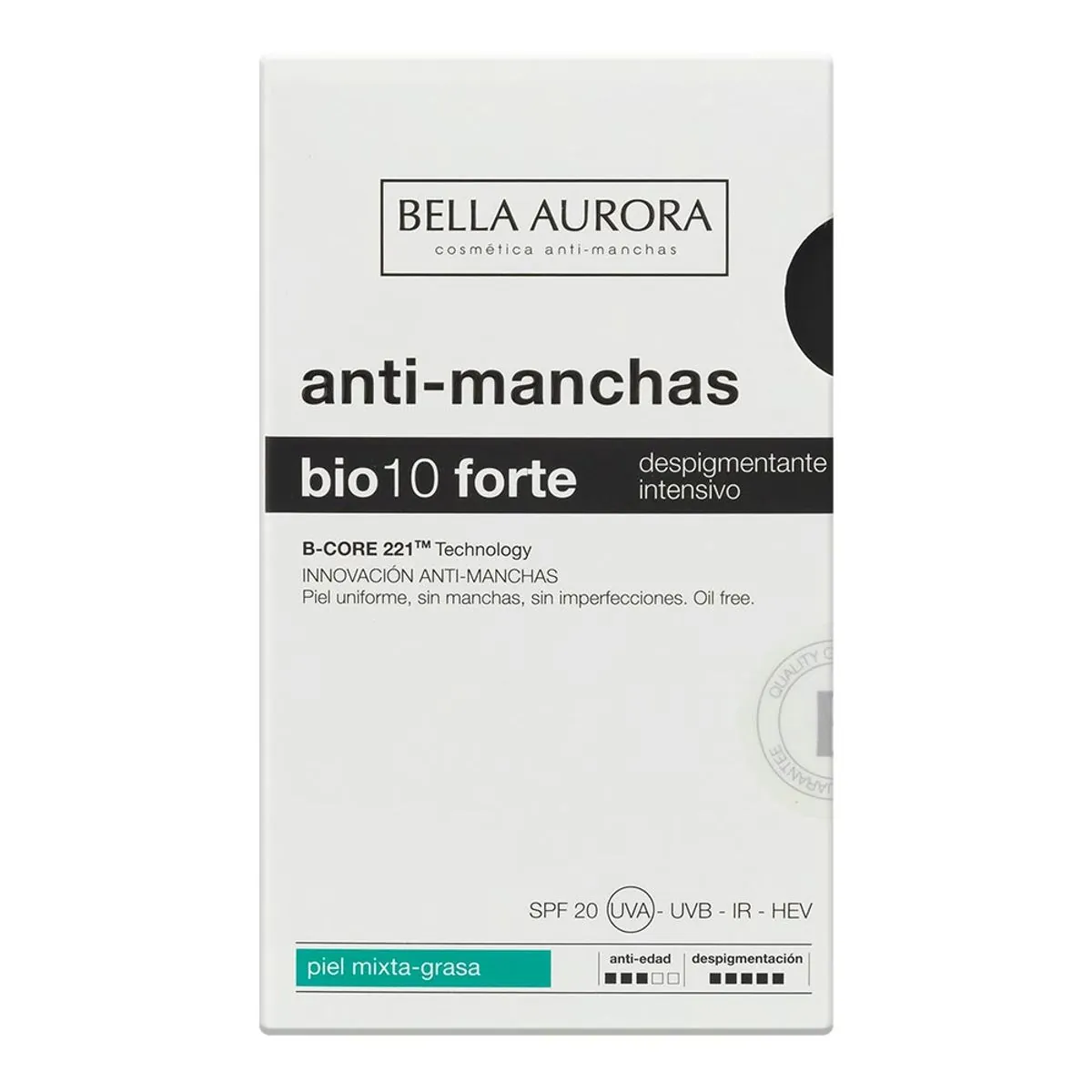 Sérum Despigmentante Intensivo Peles Mistas E Oleosas Bella Aurora Pigment Stop Bio10 Forte Caixa 30