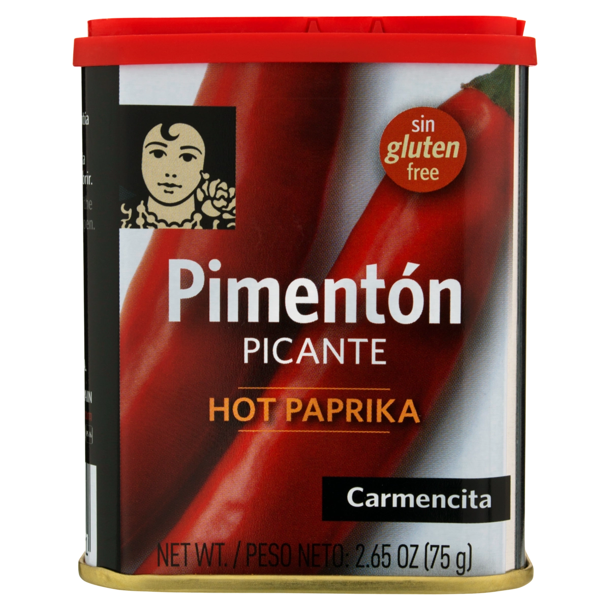 Pimentão Picante Pó Carmencita Lata 75g