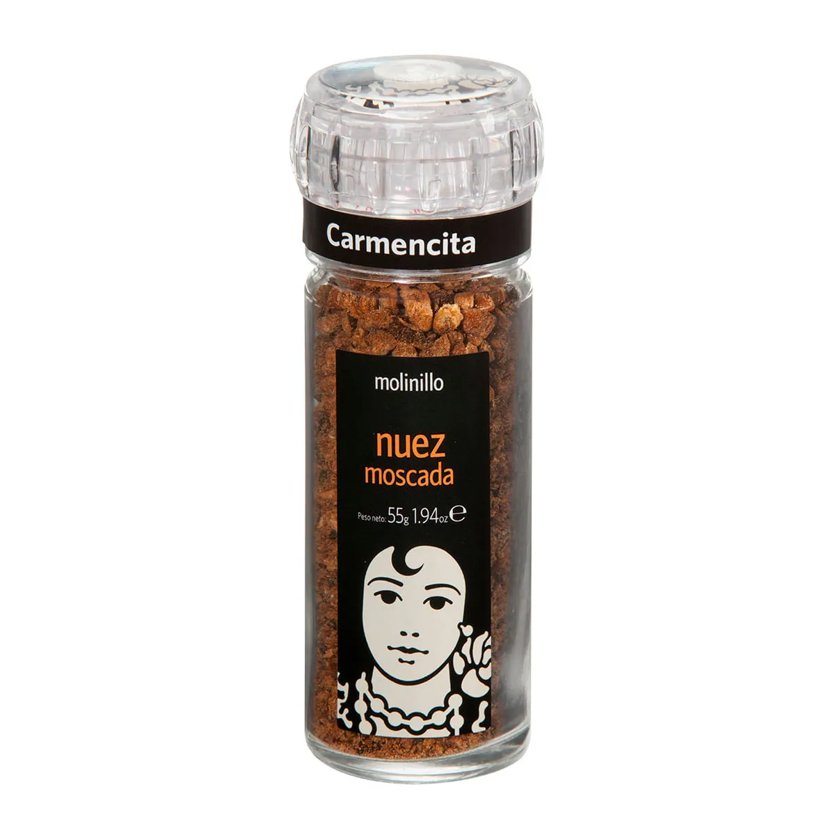 Noz Moscada Espanhol Carmencita Molinillo 55 gr