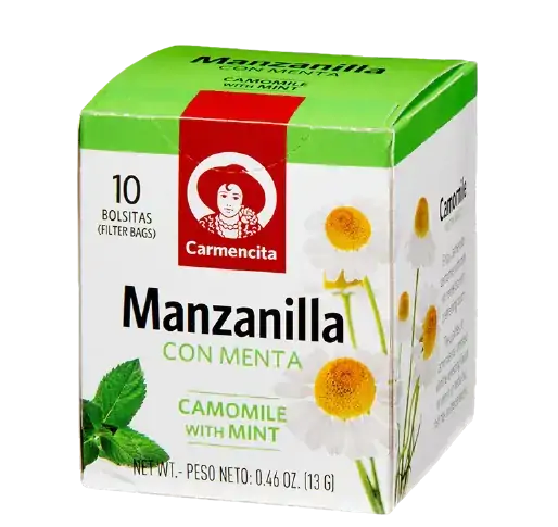 Chá Camomila Com Hortelã Carmencita Caixa 13g 10 Unidades