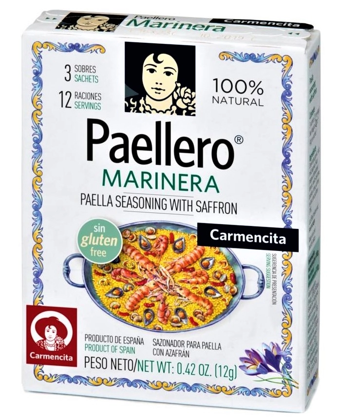 Tempero Espanhol Paellero Carmencita Marinera 12g p Paella