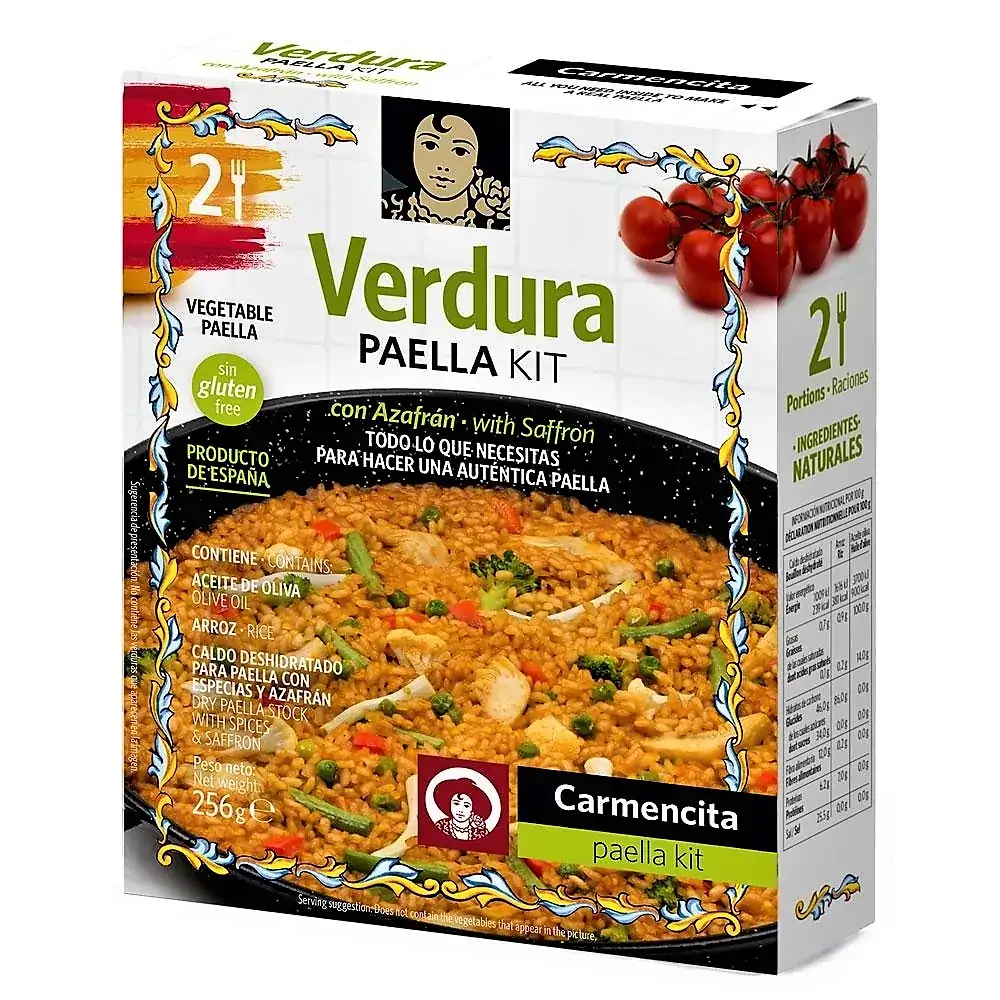 Kit Paella Vegetariana Carmencita Caixa 256g
