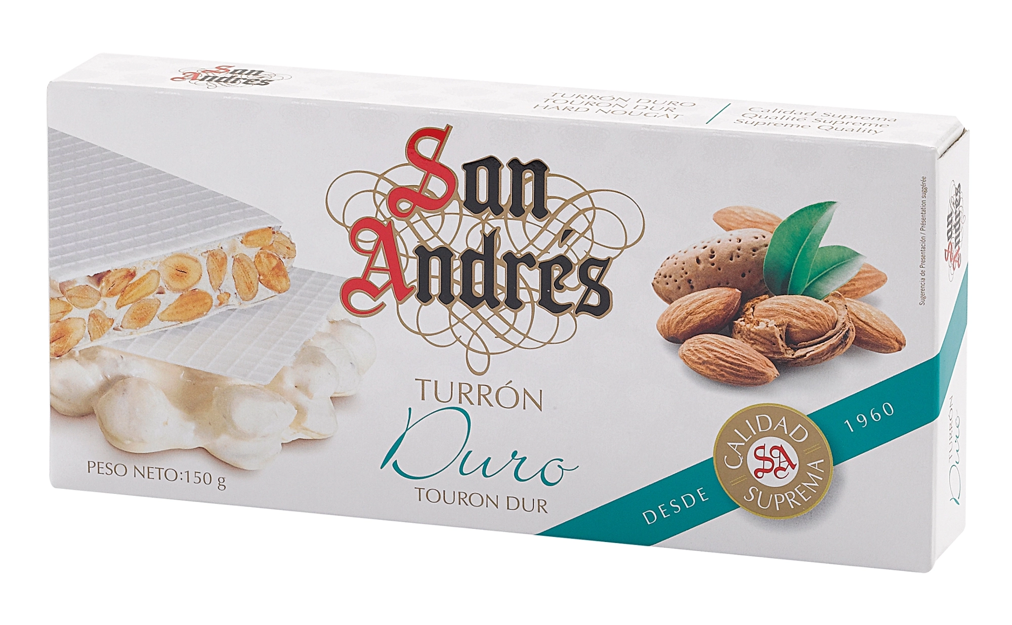 Torrone San Andres Duro Amendoas 150gr