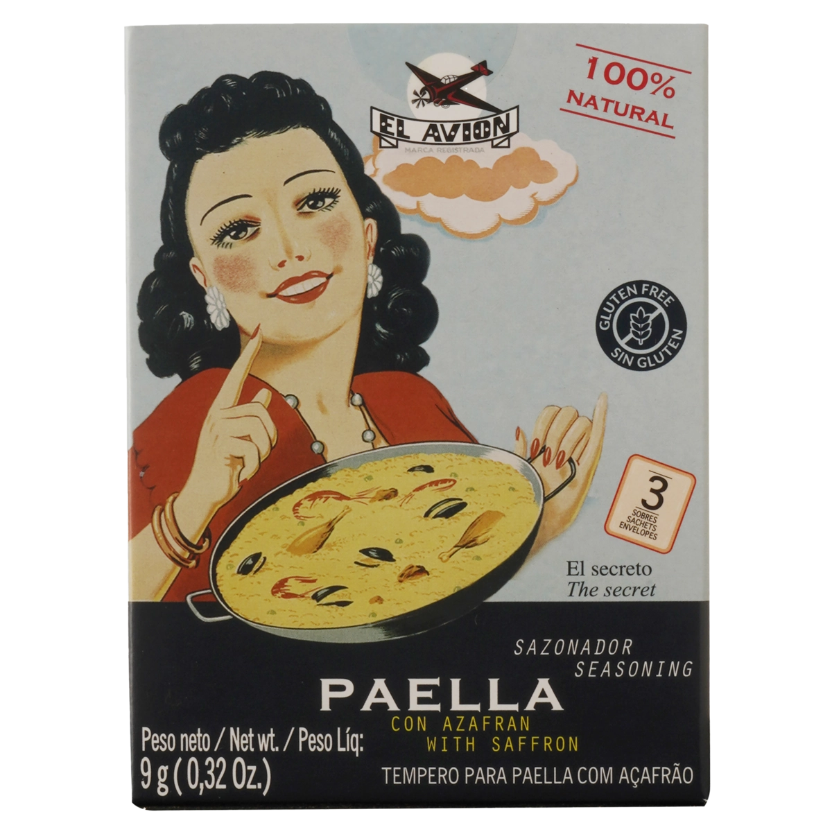 Temp Paella El Avion Açafrao 9g