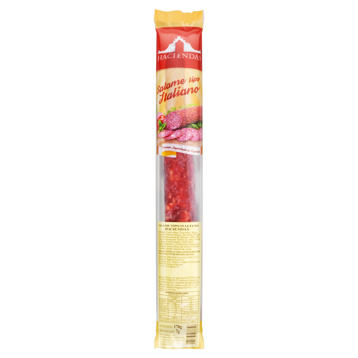 Salame Italiano Haciendas Pacote 170g