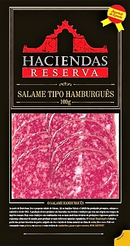 Salame Hamb Haciendas Reserva 100 Gr