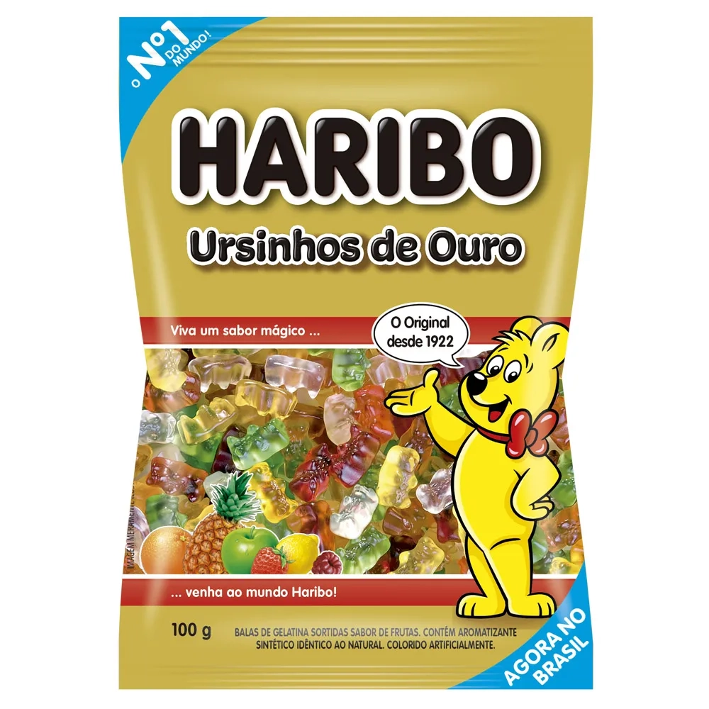 Bala Espanhol Goldbaren HARIBO Pacote 100g