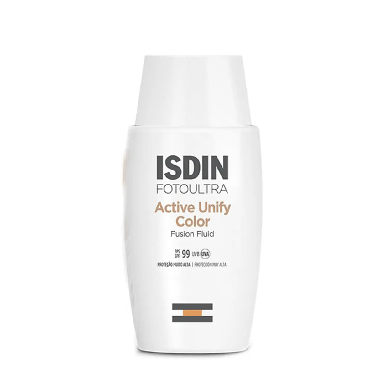 Protetor Solar Facial Clareador ISDIN FPS 99 Foto Ultra Active Unify Color 50ml Fluído