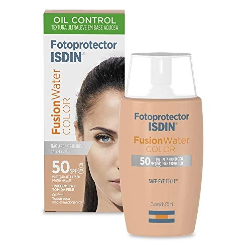 Protetor Solar Color Fps 50 Fotoprotector Isdin Fusion Water Caixa 50ml