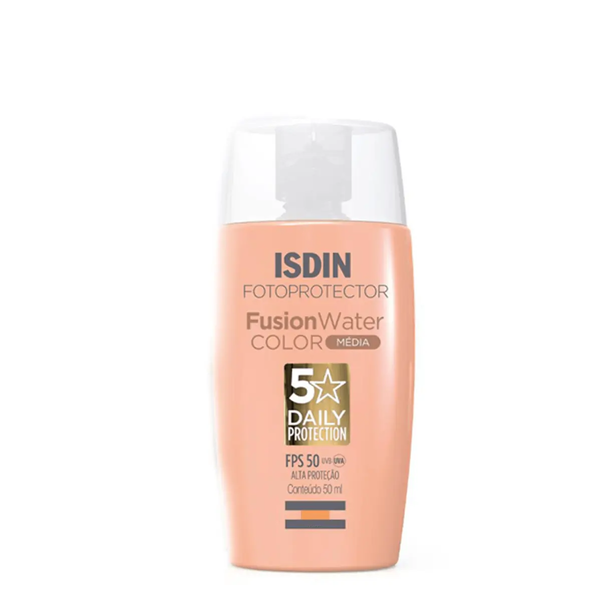 Protetor Solar Facial Fusion Water Medio FPS 50 Com 50ml