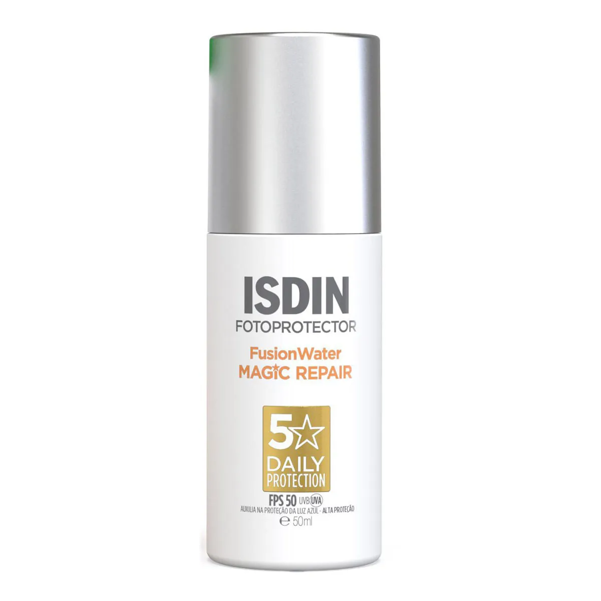 Protetor Solar Facial Isdin Fusion Water Magic Repair Fps50 50ml