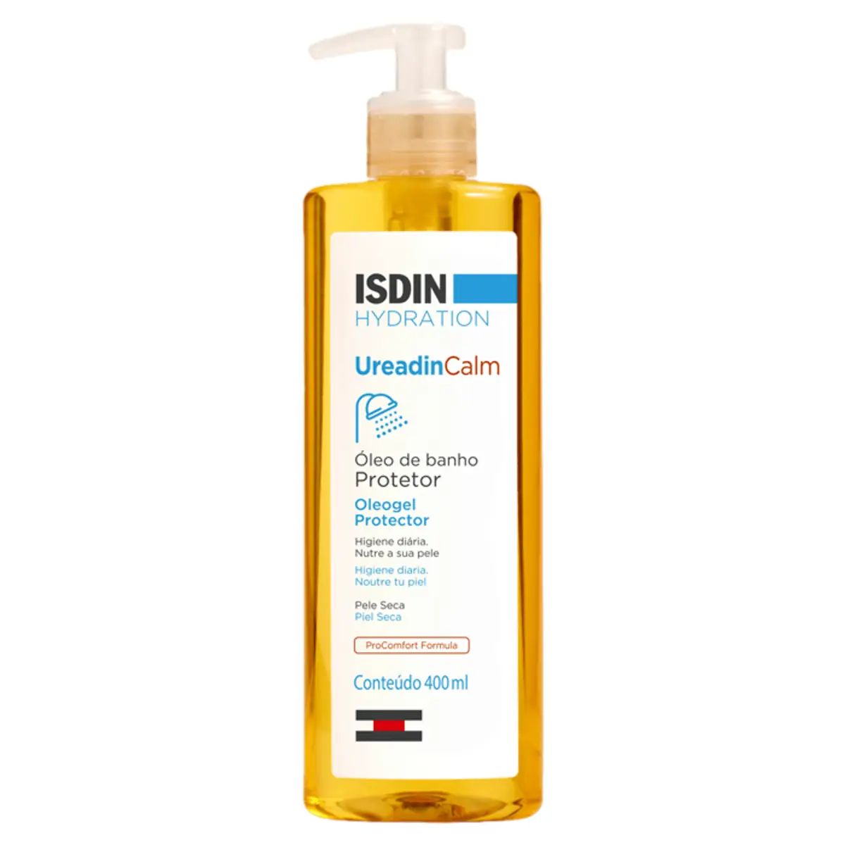 óleo De Banho Protetor Ureadin Calm Frasco 400ml Pump