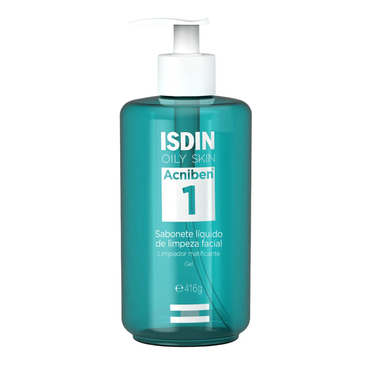Sabonete Líquido Gel Facial Isdin Acniben Oily Skin Frasco 416g