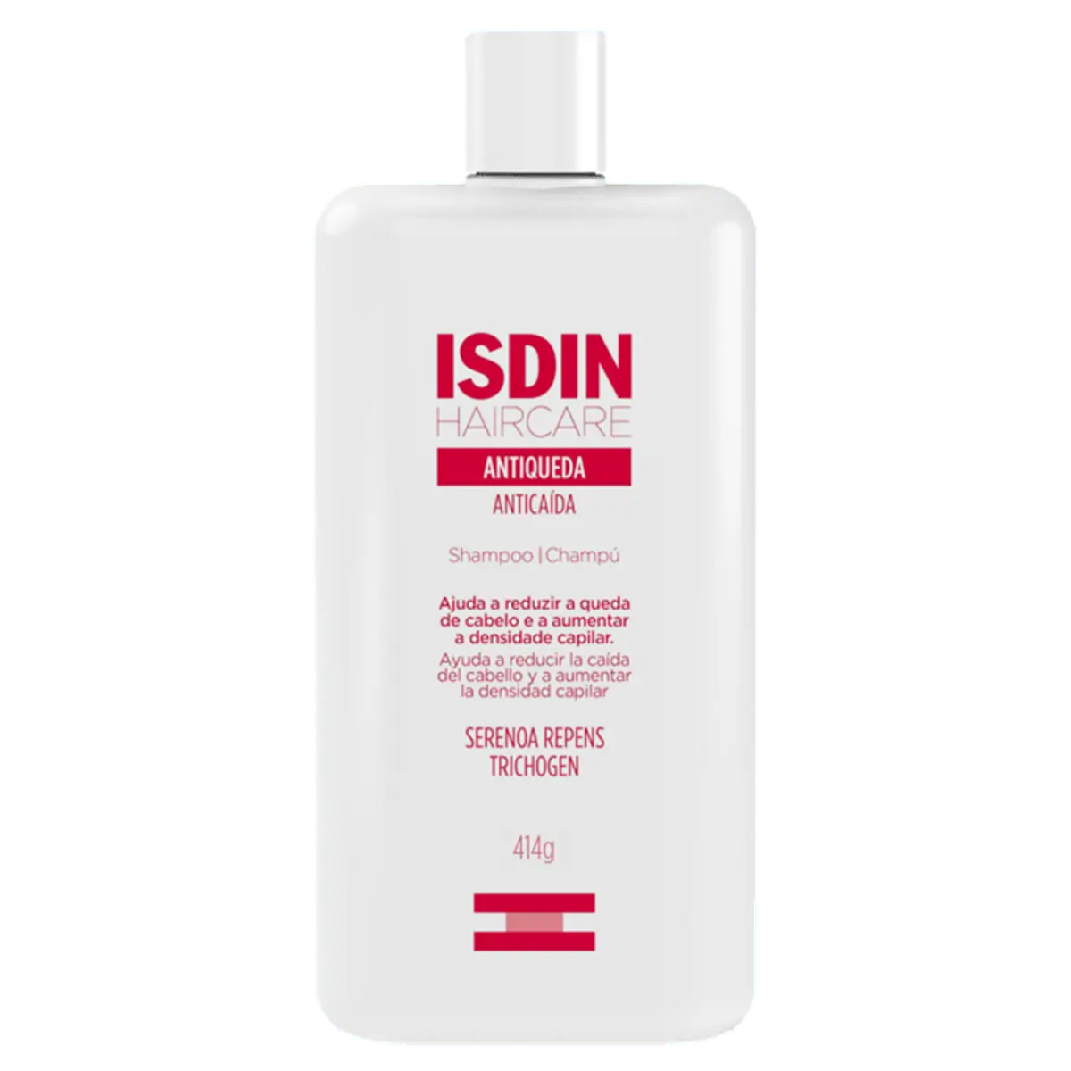 Shampoo Antiqueda Isdin Haircare Frasco 400g