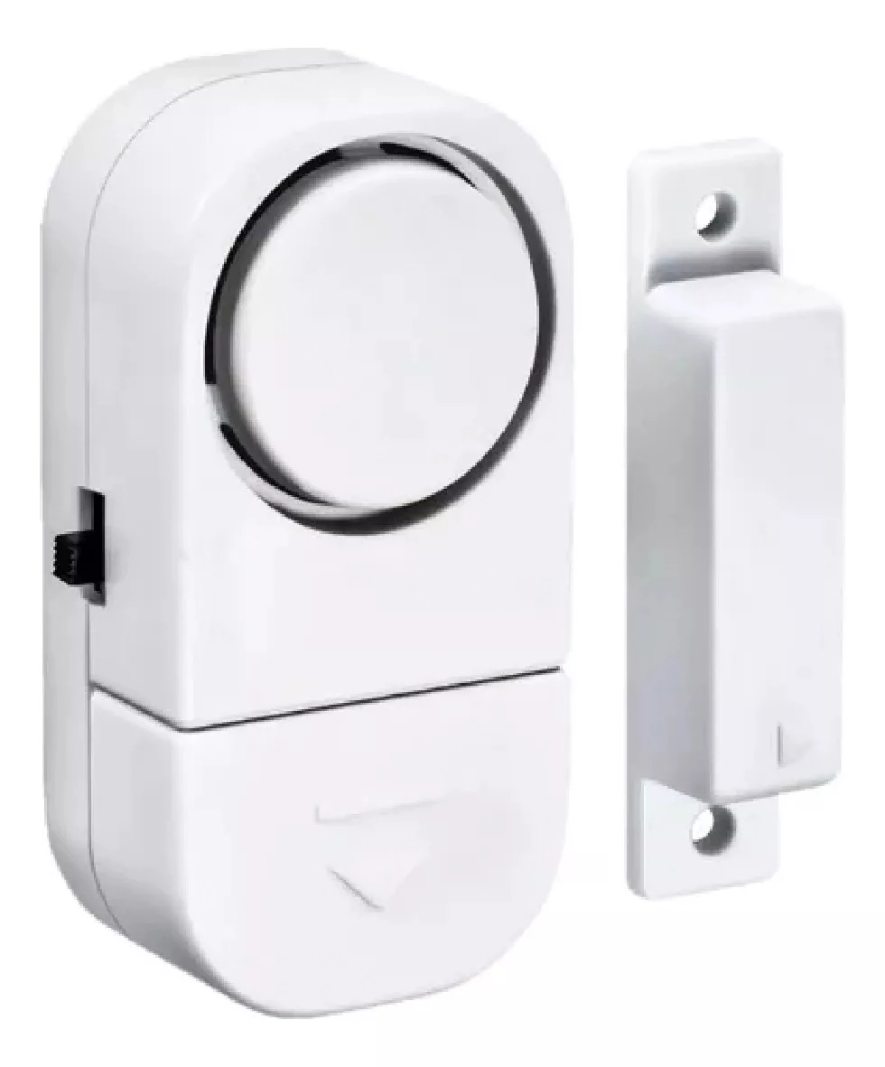 Sensor Magnético Alarme Sem Fio Para Porta E Janelas
