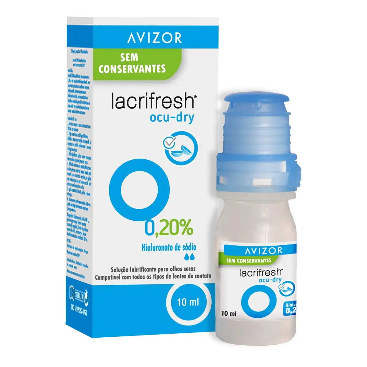 Colírio Lacrifresh Moisture 0,20% 15ml