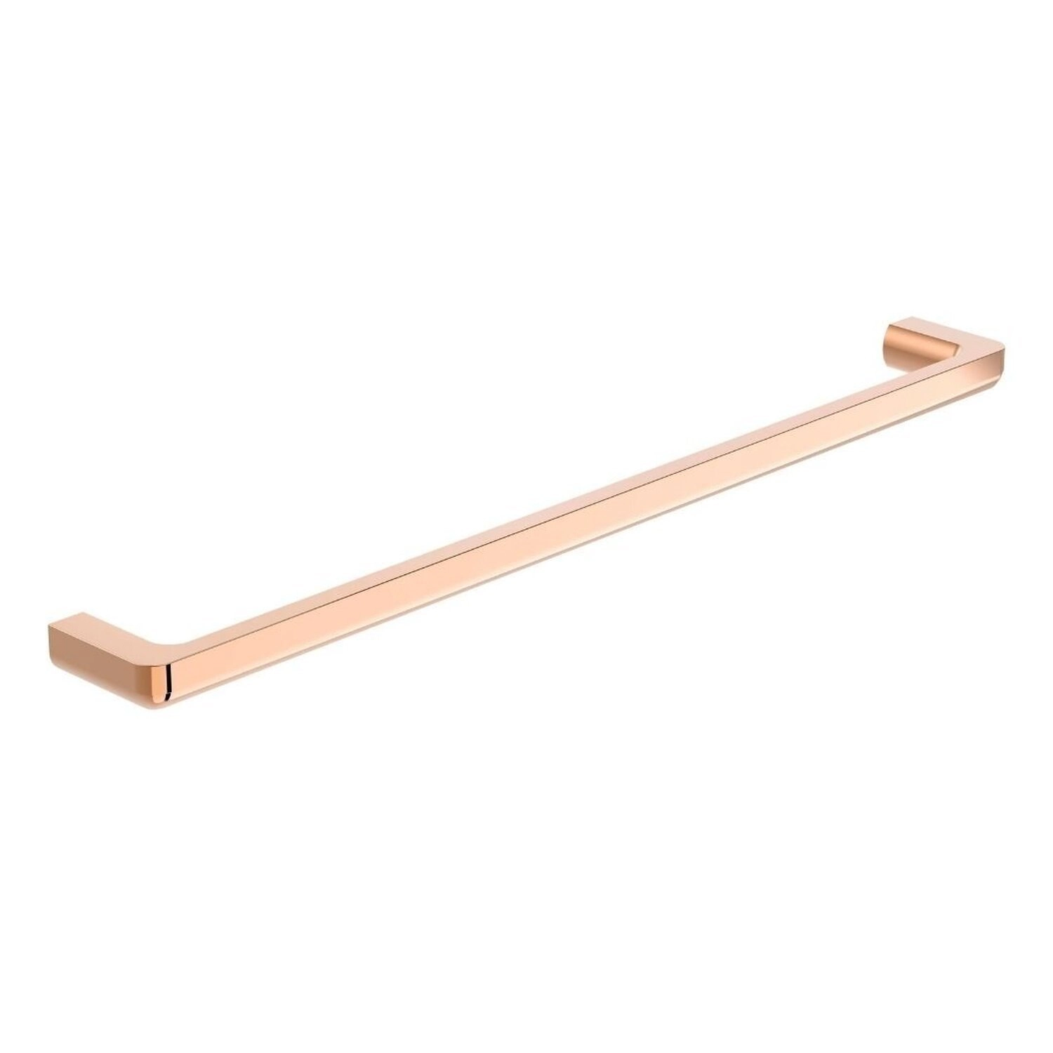 Toalheiro De Barra 600 Mm Design Sofisticado Rosé Gold