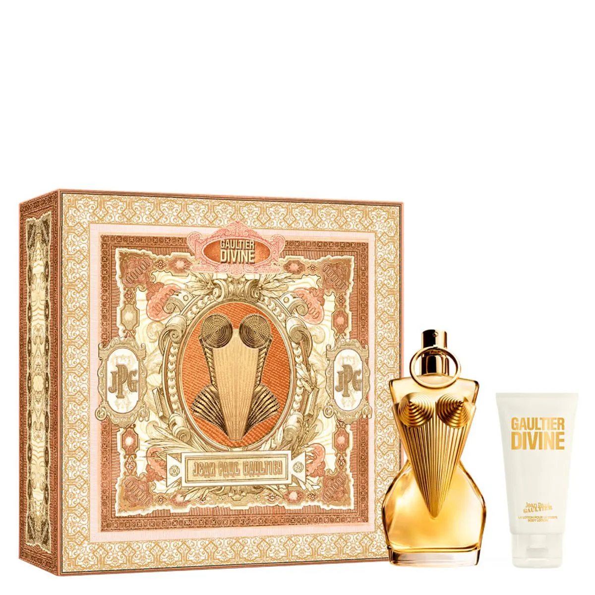 Kit Coffret Perfume Jean Paul Gaultier Gaultier Divine Feminino Eau de Parfum 50 ml + Creme Corporal