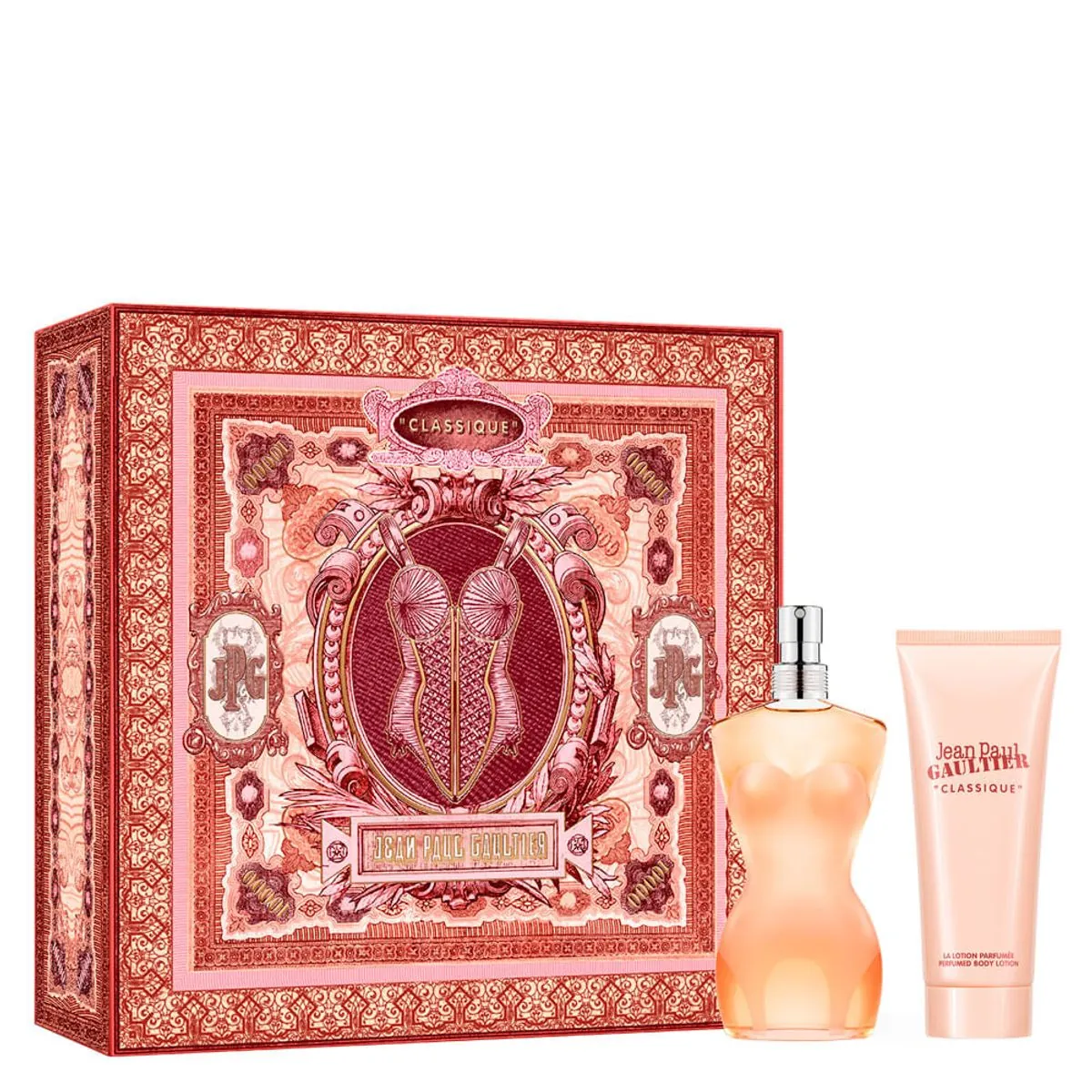 Kit Perfume Jean Paul Gaultier Classique Feminino Eau de Toilette 50 ml + Creme Corporal 75 ml