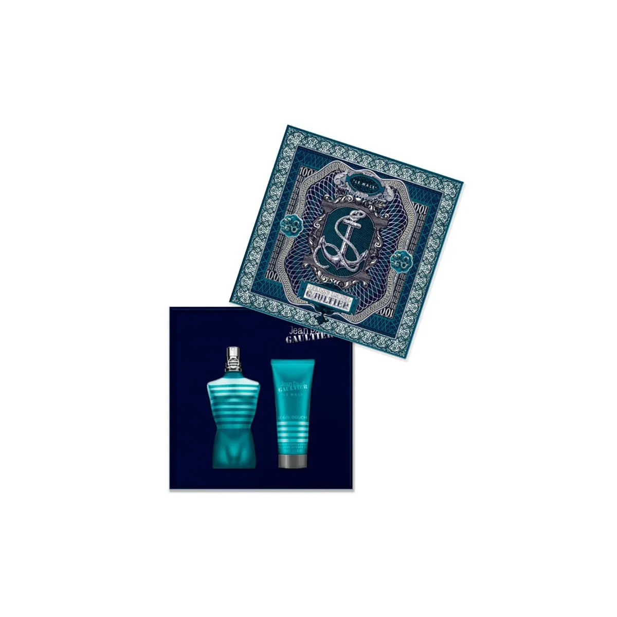 Kit Perfume Jean Paul Gaultier Le Male Masculino Eau de Toilette 75 ml + Gel de Banho 75 ml