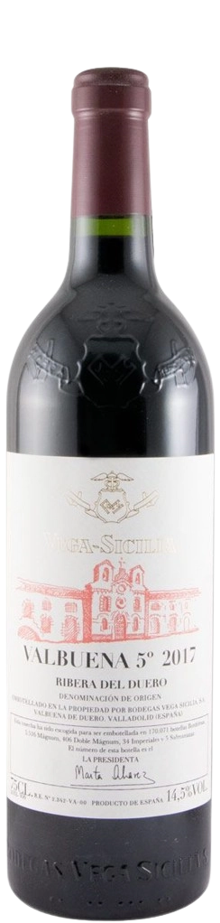 Vinho Esp.vega Sicilia Ribera Del Duero Do Valbuena 5 2017 750ml