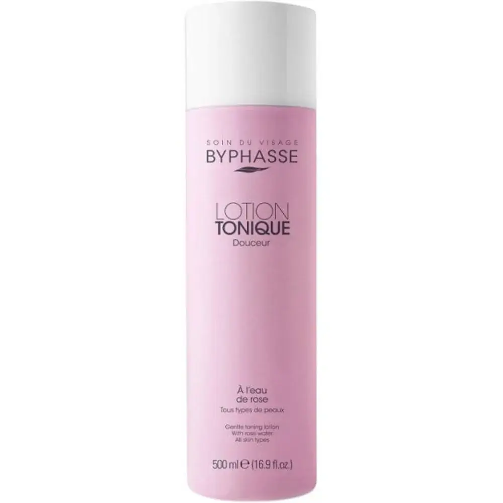 Byphasse Lotion Tonique Á L eau de Rose - Loção Tônica 500ml