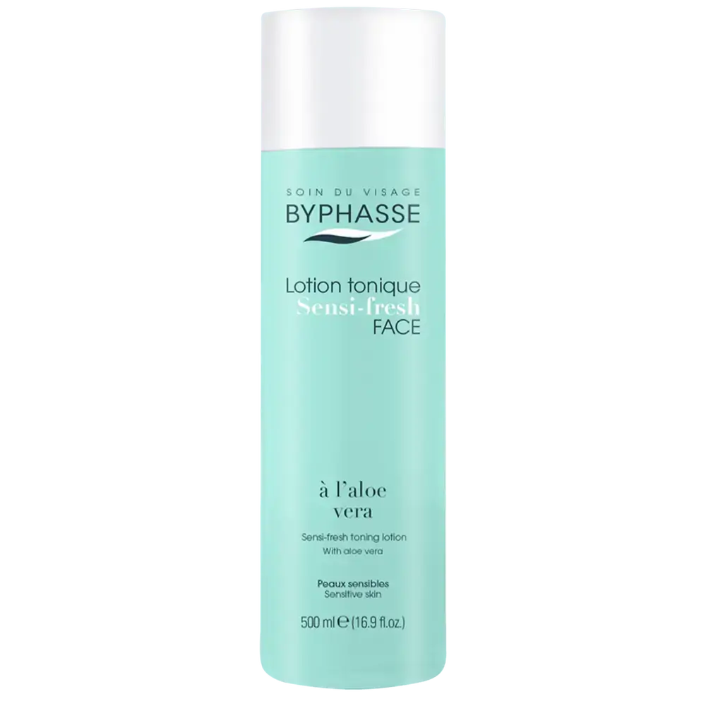 Byphasse Sensi-Fresh Face À lAloe Vera - Loção tônica 500ml