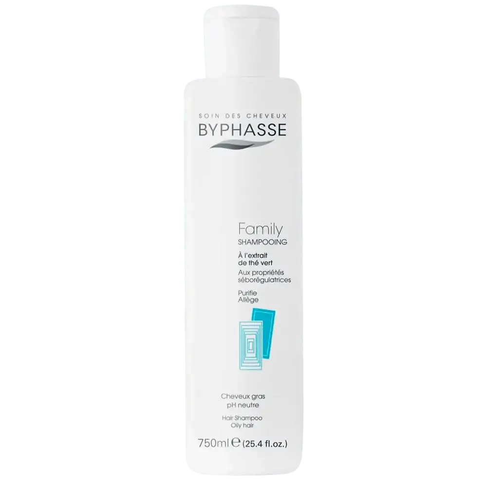 Byphasse Family Shampooing À l extrait de thé vert - Shampoo 750ml