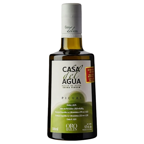 Azeite Extra Virgem Espanhol Casa del Água Picual 500ml